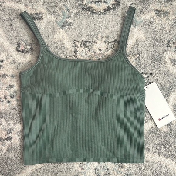 Lululemon Ebb to Street Scoop Cropped Tank - Picture 1 of 7